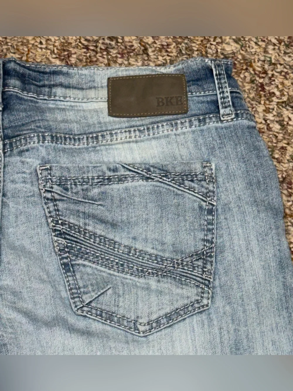 Mens BKE Nolan relaxed fit jeans size 33 jeans